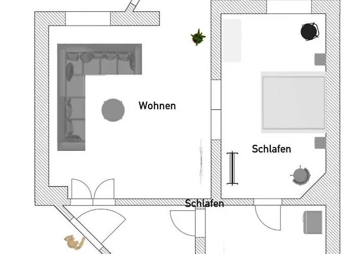 Gruenderzeit Domizil Altbau Neu 公寓 *